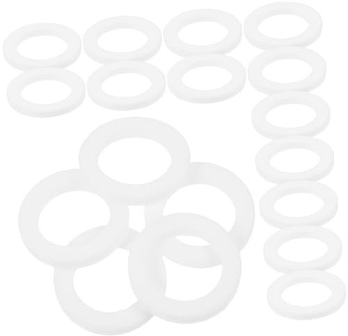 Abaodam 20pièces Joints De Rondelle Téflon pour Tuyau Arrosage Étanchéité pour Robinet Et Tuyaux Installation Facile Utilisation Jardin Et Industrie