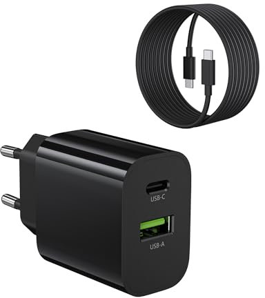 DEESOOCO 30W Chargeur USB C Rapide Type C Charge Rapide Compatible avec iPhone 16 15 14 Series Samsung Galaxy S21 S22 Google Pixel 7 6 Pro