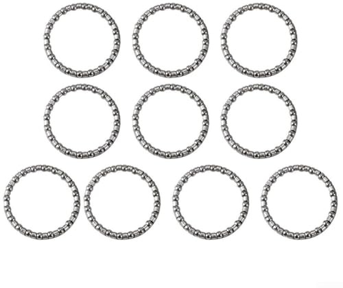 Zuverlässige 10 Stück Fahrrad-Headset-Kugellager, geeignet für verschiedene Fahrräder, Edelstahl-Kugel-Technologie (7)