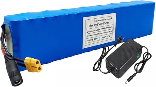 Batería De Iones De Litio Para Bicicleta Eléctrica De 60 V Y 38 Ah, 16S2P, Resistente Al Agua, Para Scooters Eléctricos Con Motor De 200 W A 1000 W. XT90+DC,60V 38AH