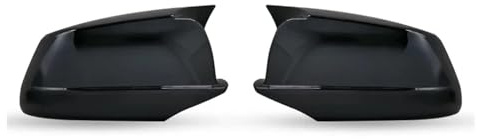 Tür Spiegelkappen Für 5er F10 F11 Pre-LCI 2010-2013 Rückspiegelkappe Flügelseitenspiegel Auto Rückspiegel Abdeckung(Bright black)