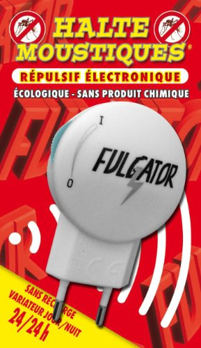 Fulgator - Halte Moustiques - Repulsif Electronique - Ecologique, sans produit chimique - Protection 24/24h