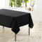 Douceur d'Intérieur - 1720377, Mantel Rectangular, 140 X 200 Cm, Essentiel, Poliéster Liso, Negro