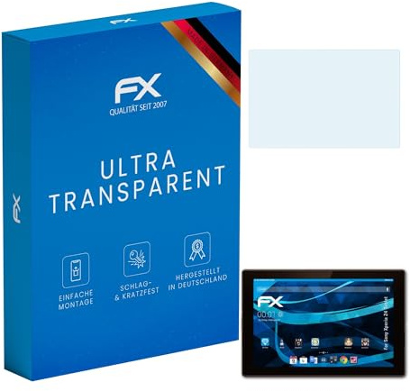 atFoliX Schutzfolie kompatibel mit Sony Xperia Z4 Tablet Folie, ultraklare FX Displayschutzfolie (2X)