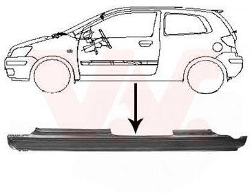 VAN WEZEL Tôle d'accès 8251103