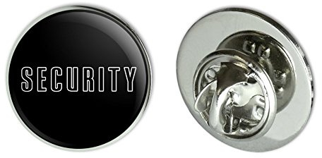 Security Metal 0.75 Lapel Hat Pin Tie Tack Pinback