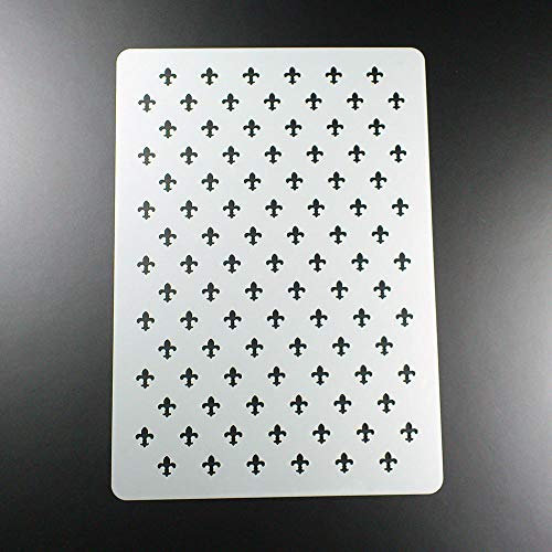 Schablone Fleur de Lys Lilie Pattern Muster - BM02
