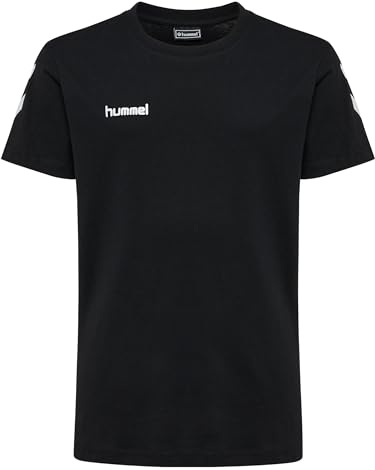 hummel hmlGO Cotton T-Shirt Kids Schwarz, 14 (164) Kinder