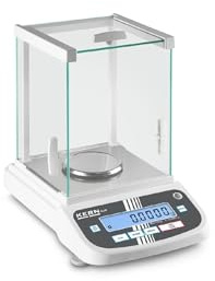 KERN ADB Analysenwaage, Hellgrau/Grau, 210g MAX Wägebereich, 310mm Höhe, 207mm Breite