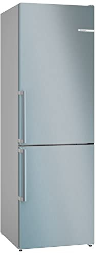 Bosch KGN36VLDT, Serie 4, Kühl-Gefrier-Kombination, 186 x 60 cm, 218 L Kühlen & 103 L Gefrieren, NoFrost nie wieder abtauen, VitaFresh XXL, Gebürsteter Stahl