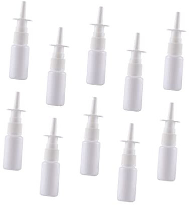 Healeved 20stücke Leere Nasensprayflaschen Feinnebel-sprühflaschen Aus Plastik Kleine Wiederverwendbare Nachfüllbare Sprühflaschen