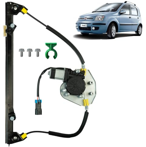 STARKIT PERFORMANCE Leve vitre compatible pour Fiat Panda 2 (2003-2012) AVEC MOTEUR. AVANT GAUCHE (conducteur) 46803652, 51846385