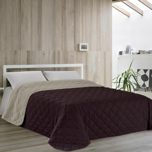 Dorian Home Trapunta Estiva Letto Singolo 170x260 Microfibra Made in Italy | Copriletto Singolo Estivo Bicolore Mezza Stagione, OEKO-TEX Anallergica Antiacaro, Lavabile a 30°