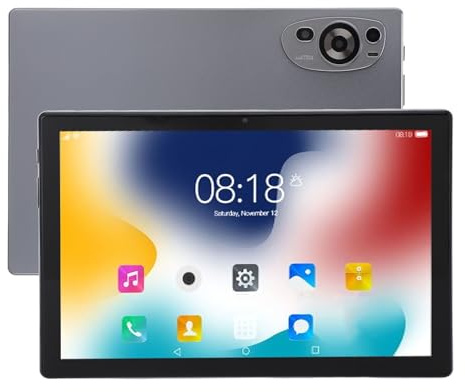 Tosuny 10.1 Inch Tablet, 10.1 Inch Smart Phone Tablet for Android 14.0, WiFi BT 8GB+256GB Smart Tablet, 8+20MP Ultra HD Dual Camera, 1200 * 1920 Resolution, MT6753 Deca Core CPU Tablet PC