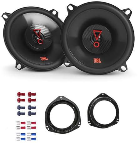 JBL Stage3 527F Auto Lautsprecher Boxen 400 Watt 13 cm 2 Wege Koax passend für Opel Zafira B ab 2005 Türen Heck