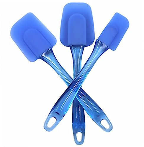 DINHEAROM 3piezas Espátulas De Silicona Para Hornear y Cocinar Utensilios De Cocina Antiadherentes Para Repostería y Mezcla Microondas y Horno