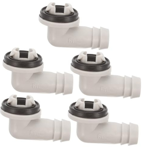 Cabilock 5 Stück Abflussanschluss der Klimaanlage ablaufschlauch adapter klimaanlage ersatzteile Stecker Klimafenster-Kit Anschlussstück für den Ablaufschlauch Fensterklimagerät passend Abs