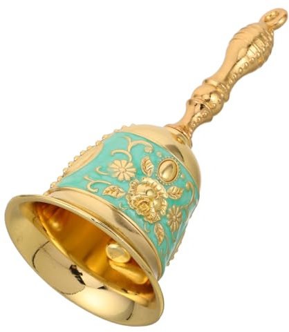 Holibanna Campana in Metallo Sfusa Campana Da Preghiera Campanelle Manuali Metallo Anello