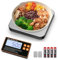 Balance de Cuisine Numérique, Balance de Cuisine Divisée En Acier Inoxydable, Haute Précision 1g-15kg, 7 Unités de Mesure, Avec Écran Lcd Séparé, Fonction de Comptage Et Fonction Tare