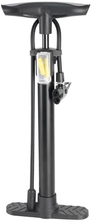 Pompa per bicicletta, pompa manuale per pneumatici, 39 x 17 cm, portatile, ad alta pressione, 160 psi, per biciclette, scooter, palloni sportivi, campeggio, viaggi, attività all'aperto
