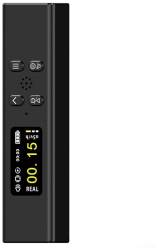 Contatore Gei-ger, rilevatore di radiazioni nucleari ad alta precisione per monitor Beta Gamma R-ay, misuratore di dosimetro digitale, strumento di sicurezza (nero)