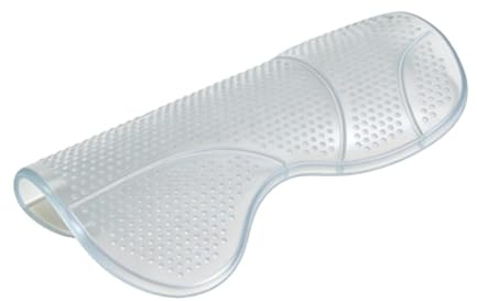 LRXFPIYF Almohadilla de Gel de Silicona Antideslizante con ventilación para Silla de Montar. Almohadilla Multiusos para Salto, Entrenamiento, clásica y, Blanco Transparente