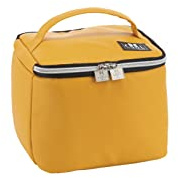 Borsa termica termica impermeabile City in giallo Mini – ideale per cosmetici o medicine, mini frigo 18 x 18 x 15 cm, circa 4,5 l di volume
