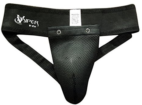 viper Boxing Groin Guard Sparring Training Fight Cup Protector, Black, M