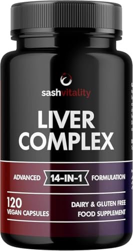 Liver Care & Detox Capsules High Strength | Milk Thistle, Artichoke, Dandelion & Choline | Essential Natural Ingredients for Healthy Liver Function | 120 Vegan Capsules