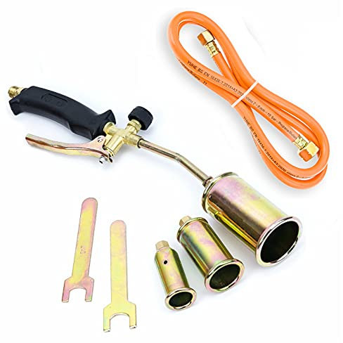 Gasbrenner Dachbrenner Gaslötgerät Regelbar Abflammgerät Brenner Unkrautvernichtung, Anzünder, Bitumenbahnen Abflammgerät für Unkraut Brenner (SN0286)
