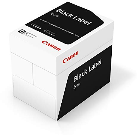 Canon Black Label Zero FSC Enironmentally Friendly Sustainable Carbon Neutral A4 75gsm (5 x 500 Sheets)