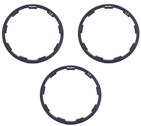 NA 3 Stück Fahrrad-Freilauf-Unterlegscheiben-Kassette, leichte Aluminium-Legierung, Halterung, Achsen-Nabenabstandshalter für Fahrrad, Rennrad, Mountainbike