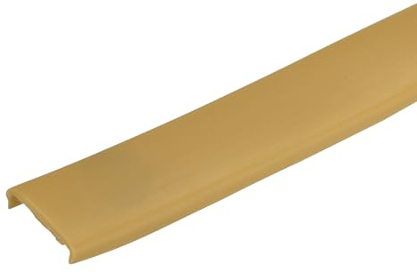 sourcing map U Shape Furniture Edge Banding, 4M Self Adhesive Flexible Edging Trim, 5x16mm TPE Edge Guards for Cabinets Furniture Repair Restoration, Beige