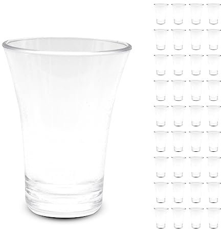 DOJA Barcelona | Verre à Shot | Pack 36 | Shooter en Polycarbonate Transparent 4CL | 60x46,5x2 mm | Verre Incassable Reutilisable | Pour Verre à Vin, Verrine Aperitif