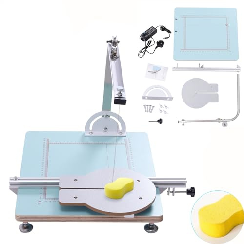 Electric Hot Wire Foam Cutter Table with Size and Degrees Styrofoam Cutter Cutting Machine Electric Table Tool Medium-Sized Tabletop for Cutting Foam Model Sculpting
