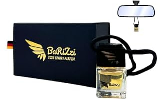 BaRiZzi Autoduft Duftanhänger | Duftbaum Auto Aufhänger Diffusor | Starke Duft Autoparfum | Autoparfum (Schwarz, Oud Cavaliere)