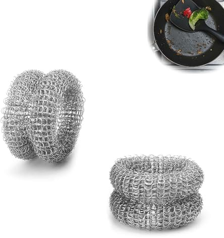2 Pièces Anneau Éliminateur Calcaire, AMONENZ Bouilloire Anneau Anticalcaire, Acier Inoxydable Anneau Anticalcaire, Diamètre 5,5 cm, pour Bouilloires et Théières, Élimine Calcaire et Impuretés