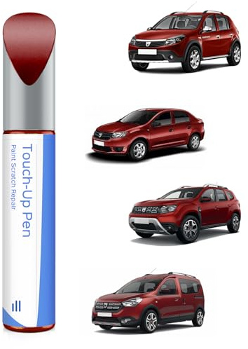 PARTS4EV NPI Rouge Fusion Vernice per riparazioni per Dacia Esatta corrispondenza – Riparazione di graffi e scheggiature