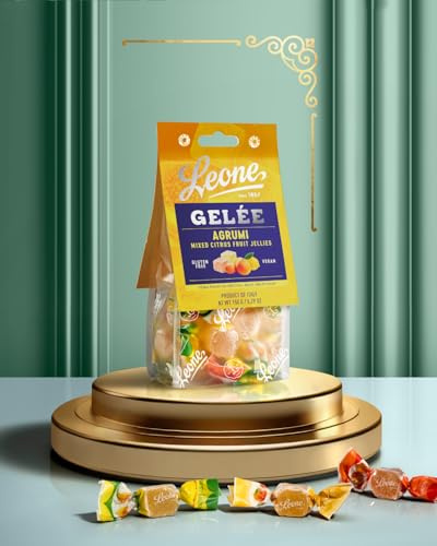 Leone dal 1857 - Sacchetti Gelatine Frutti del Sole - Caramelle Gommose Leone Senza Glutine e Vegane - 2 sacchetti da 150gr (2 x 150gr)