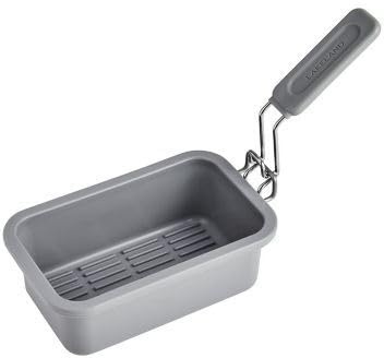 Lakeland Easy Lift Air Fryer Basket Removable Handle for Easy Lifting 21 x 12.5 x 7cm H Dishwasher, Microwave, Oven and Freezer Safe