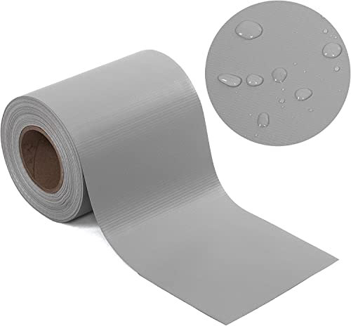 Frangivista Strisce Privacy per Recinzione in PVC, 19 cm x 35 m, Protezione Visiva per Balcone e Giardino, Resistente ai Raggi UV, Disponibile in vari colori (GRIGIO)