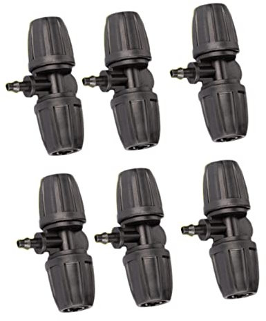UKCOCO Raccordo Per Flessibile Da 8/11 a 4/7 Connettore Adattatore Per Irrigazione a Goccia Set Da 50 Pezzi in Plastica Resistente Per Giardinaggio e Drenaggio