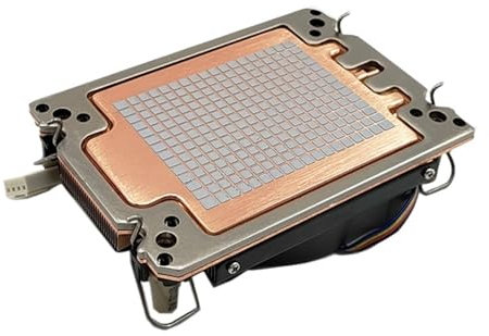 Refroidisseur CPU actif LGA4189 1U, dissipateur thermique FCLGA 4189 avec ventilateur 8015, TDP jusqu'à 205 W, recommandé for les processeurs Xeon de 3e génération.(NO BRACKET_NO RGB)