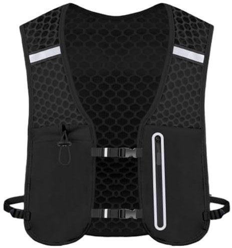 Trinkrucksack - Trinkrucksack Laufweste | Leichte Trinkflaschen Halterung Weste Für Sport Outdoor Wandern Angeln Reisen Jagen