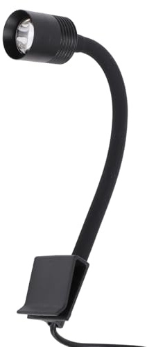 Fabater Foco para Acuario, Iluminación de 3 Colores, Ajustable IP65, Resistente Al Agua, Alimentado por USB, Mini Foco LED con Clamp/Holder para Acuarios