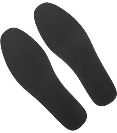 Herrenschuh Einlegesohlen 44 Edelstahl Einlegesohlen für Arbeit und Wandern | 1 Paar, Wiederverwendbar und Rostfrei, Dünn und Leicht, Schwarz für Stiefel und Robuste Schuhe