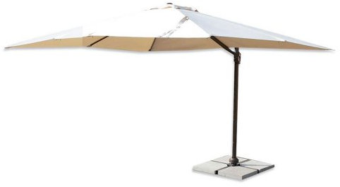 My_garden Senso Ombrellone a Braccio Retrattile, Ecrù, 3 x 4 Metri