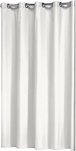 Sealskin Textil Duschvorhang Coloris, Farbe: Weiß, B x H: 180 x 200 cm