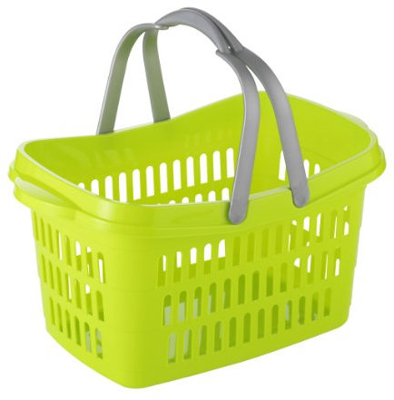 Axentia 291597 Einkaufskorb 48 x 29 x 24 cm Ed. 2012 (Lila oder Hellgrün sortiert)