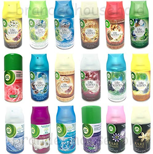 Airwick Freshmatic Lot de 6 Recharges pour spray automatique, mélange de parfums, 250 ml